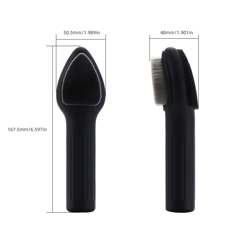 Massageur facial étanche en silicone LMZ390 — Brosse douce pour le nettoyage et le massage facial, idéale pour les soins de la peau