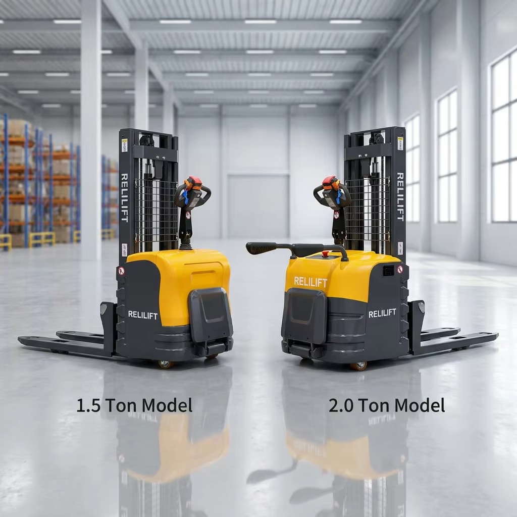 1.5 Ton vs. 2 Ton Electric Stacker: How to Choose the Right Capacity for Your Warehouse
