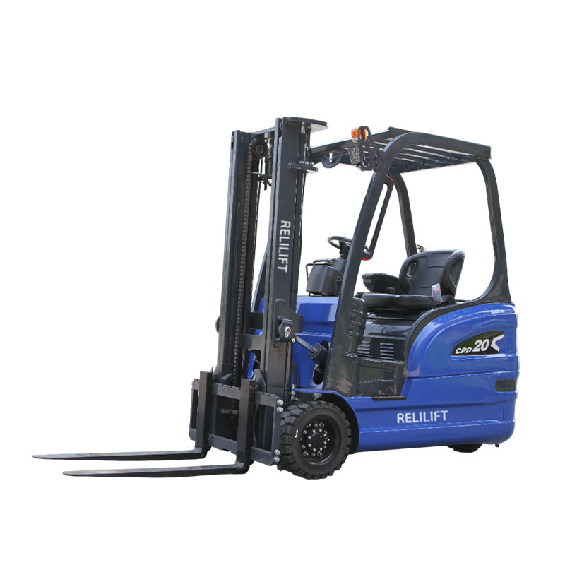 3-Wheel blue Electric Forklift