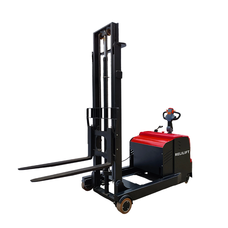 Stand-on Counterbalance Electric Stacker