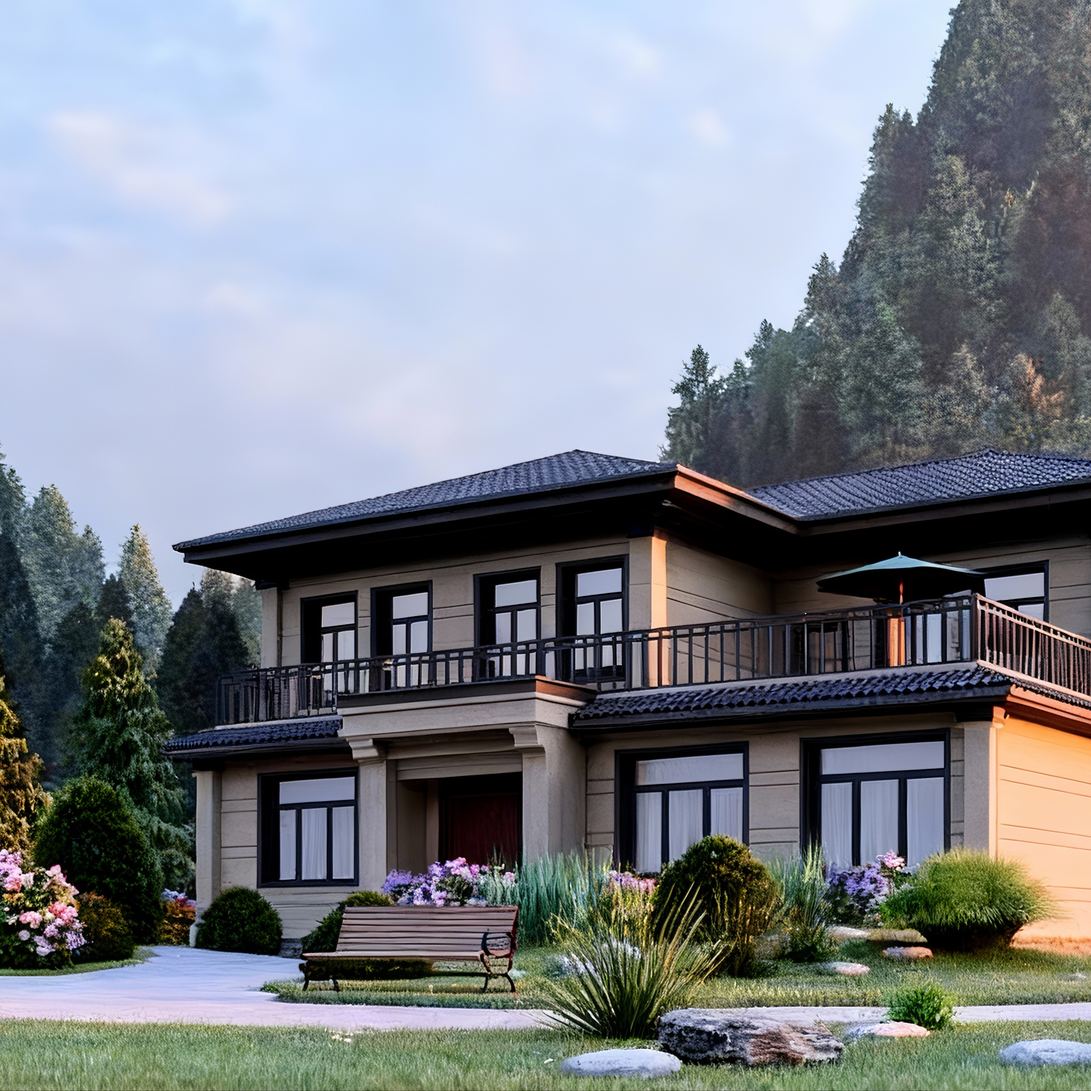 Prefabricated Ultra-Low Energy Courtyard Residence: Merging Traditional Aesthetics with Modern Sustainable Construction