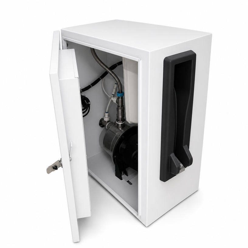 High Precision Automatic AdBlue DEF Dispenser 40L/min Urea Liquid Filling Machine with 550W Diaphragm Pump & Filter (DC12V/24V/AC220V)
