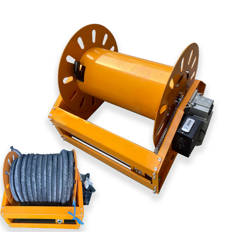 Heavy-duty electric fuel hose reel