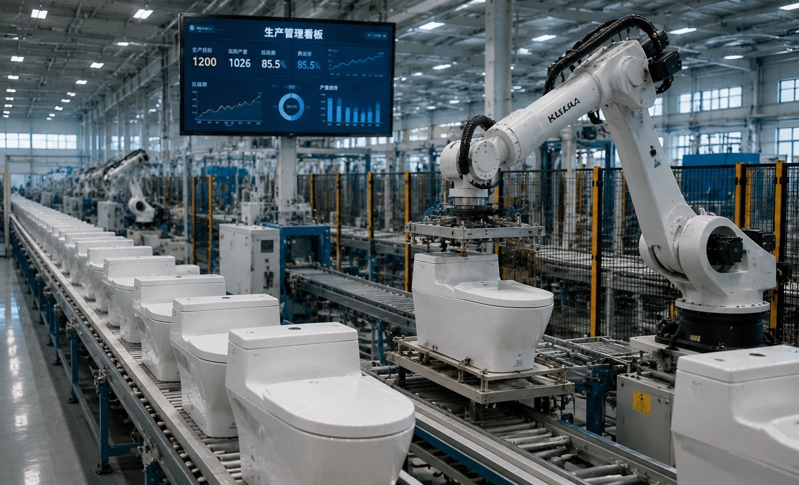 Advanced Production: Automated lines for efficiency and stability