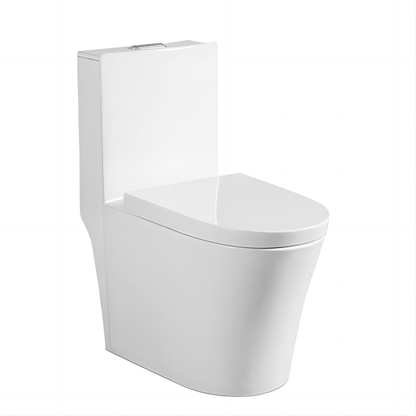 Modern One Piece Ceramic Bathroom Toilet