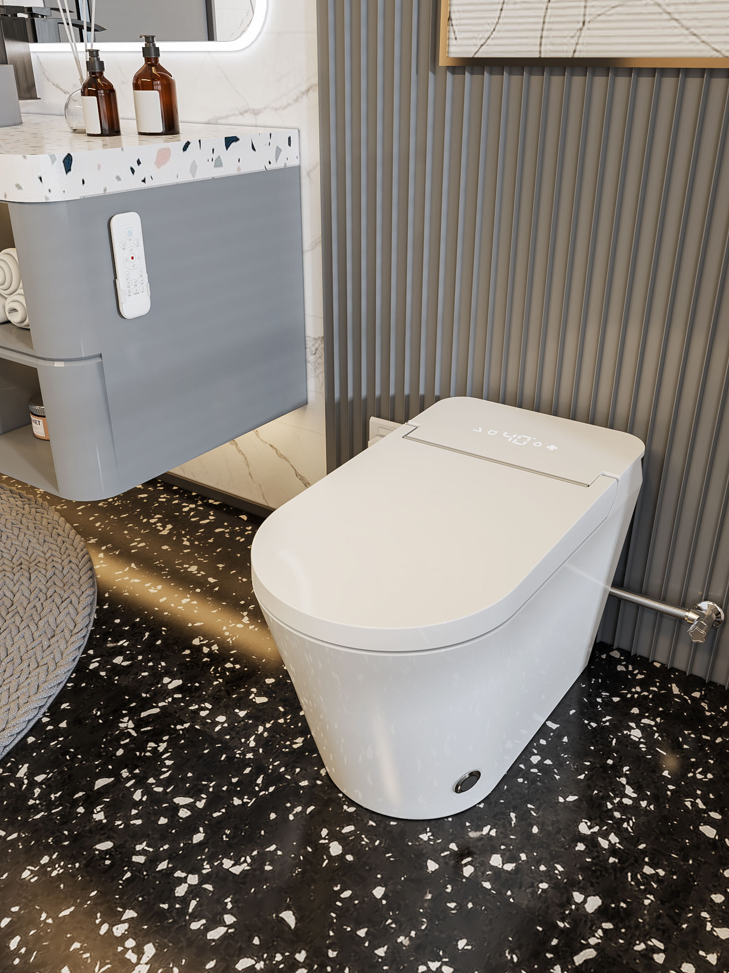 DY086 Smart Bidet Toilet with Siphon Jet Flush & Heated Seat