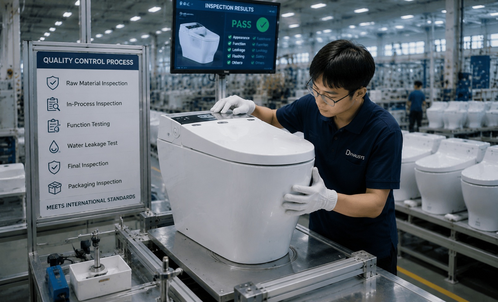 Strict Quality Control: Multiple inspections to meet international standards