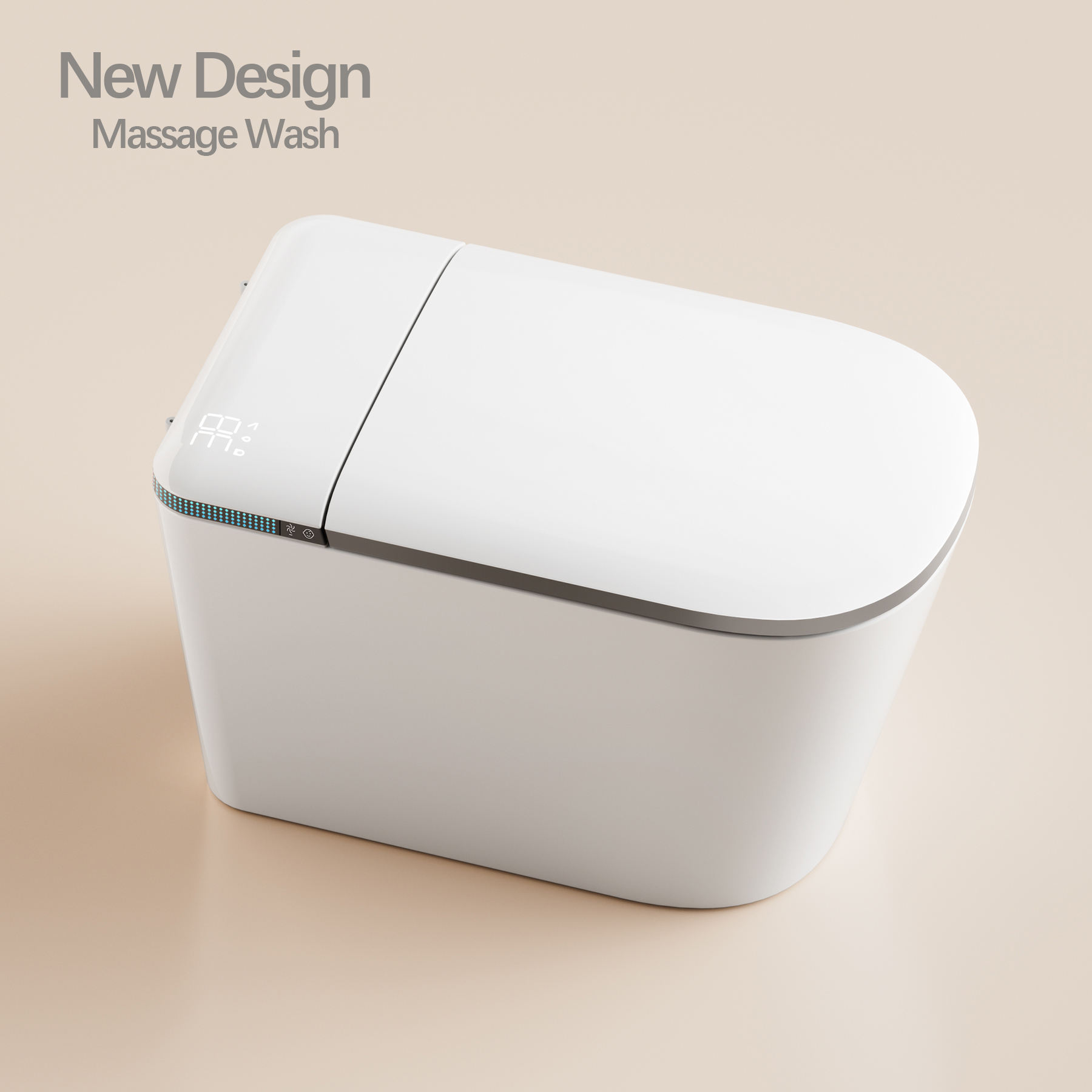 DY134 Elongated Smart Bidet Toilet with Instant Hot Water