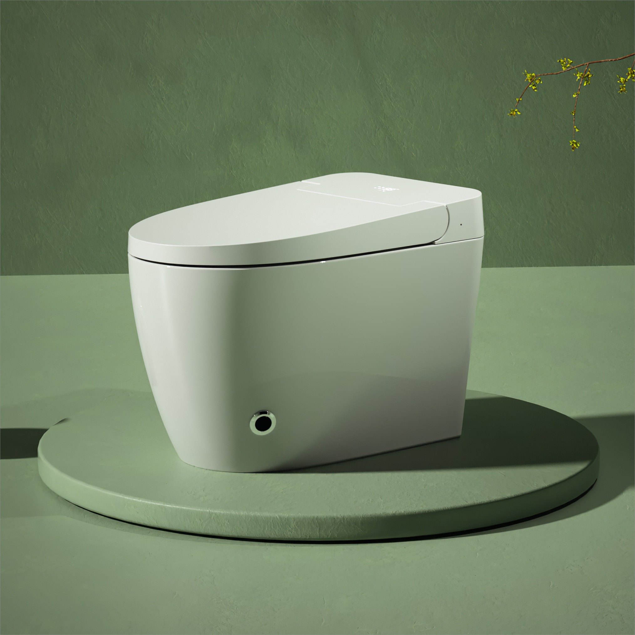 DY114 Floor Mounted Smart Bidet Toilet with Dual Pit Spacing