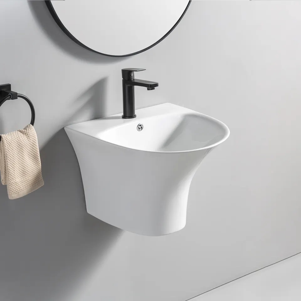 Cheap Made in China Wall Mount Round Wash Basin