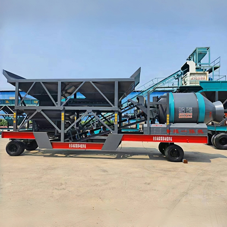 Efficient Mobile Concrete Batching Plant with Drum for Your Construction Needs