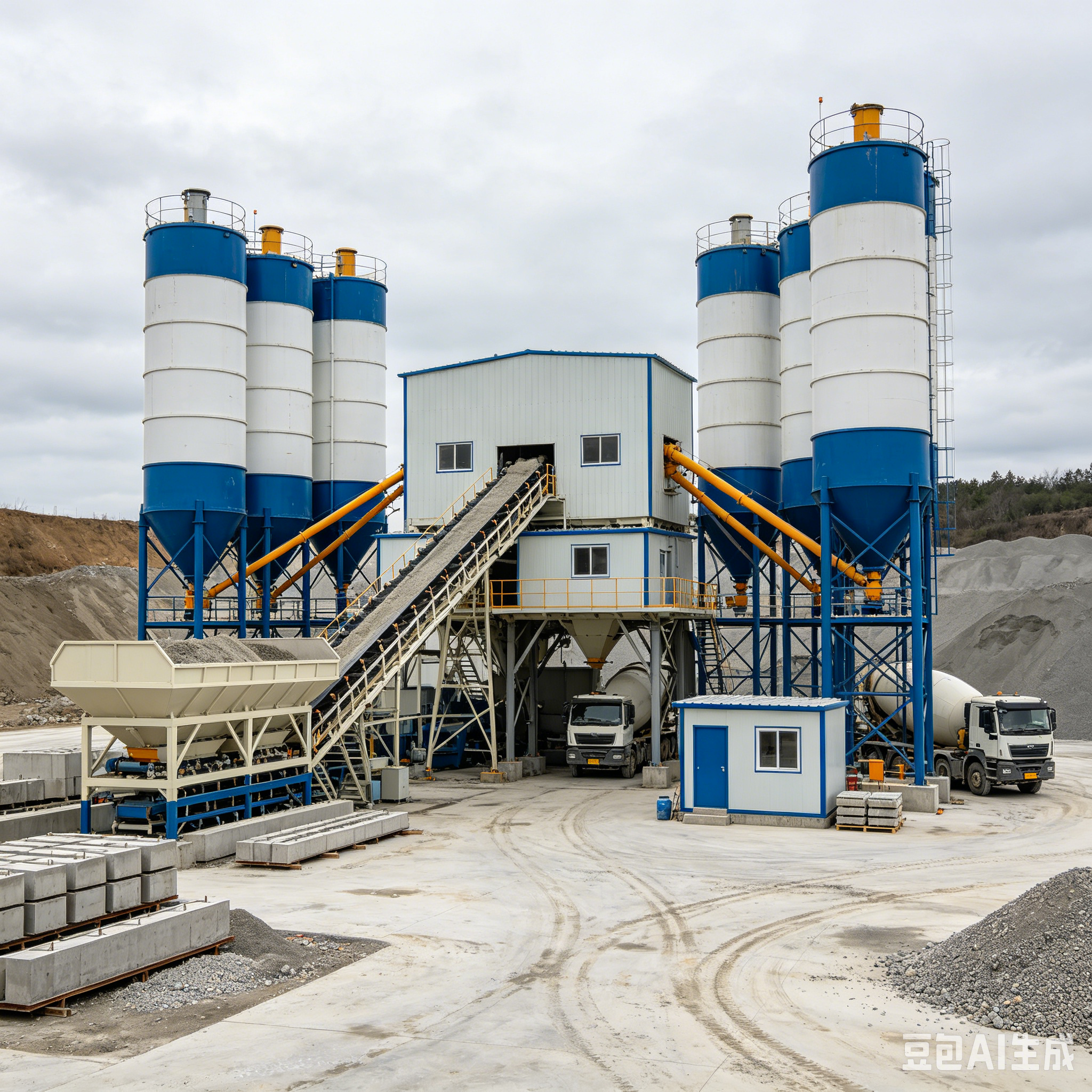 High-Quality Universal Precast Concrete Batching Plant