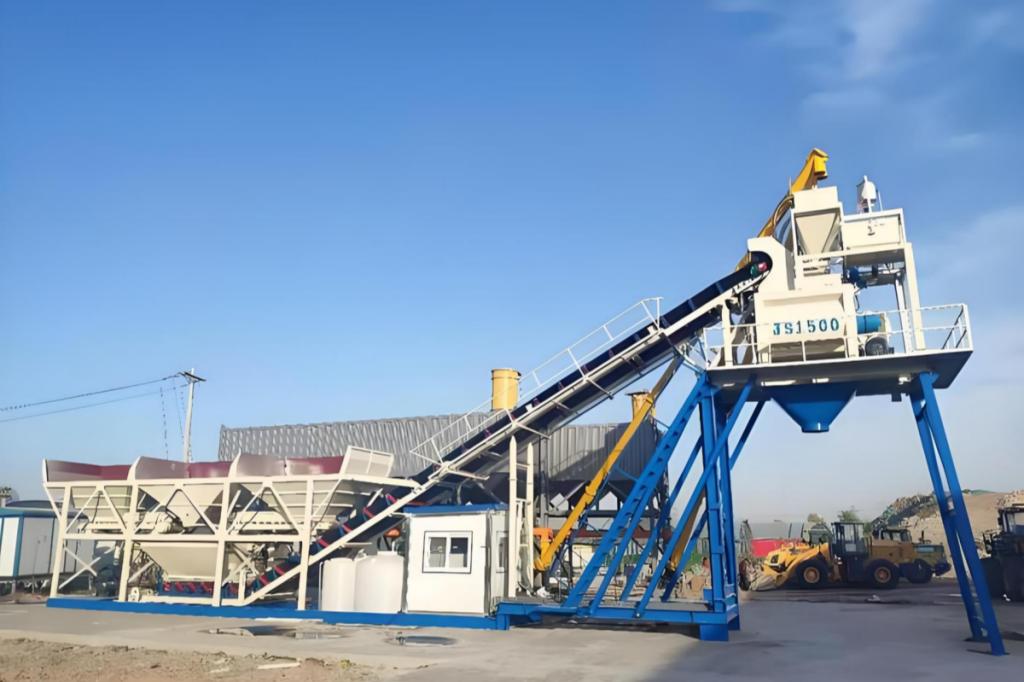 Zhengzhou Yuzhixin Highly Recommends MHZS90 Foundation-free Concrete Batching Plant for On-Site Construction
