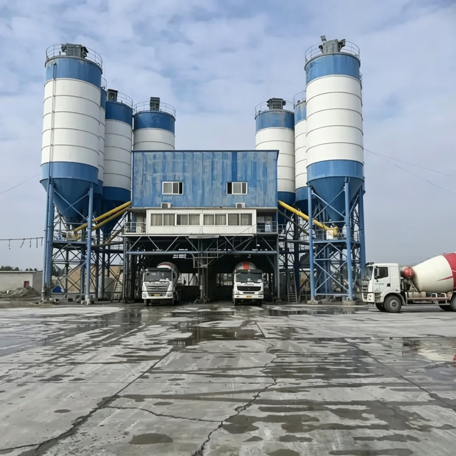 High-Quality Modular Precast Concrete Batching Plant from YUZHIXIN