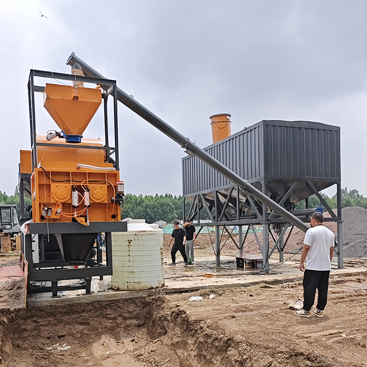 High-Quality Horizontal Silos for Concrete Plants