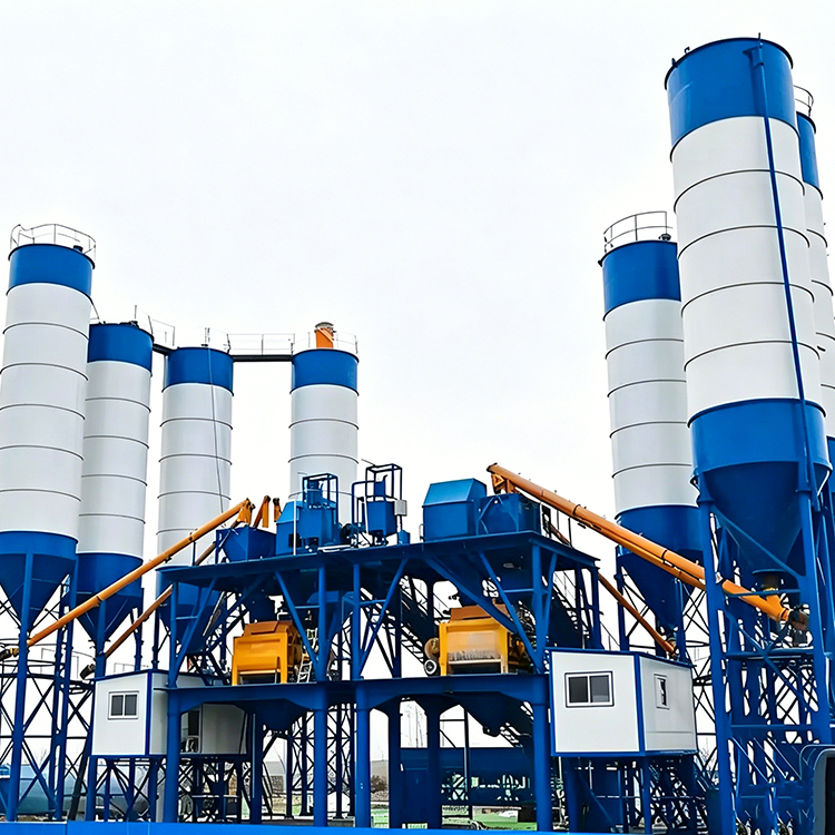 High-Performance Precast Batching Plant with Twin Shaft Mixer for Efficient Production