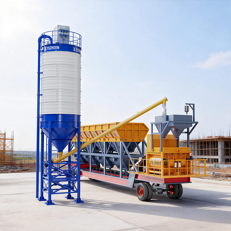 High-Quality Mobile Concrete Batching Plant for Efficient Construction
