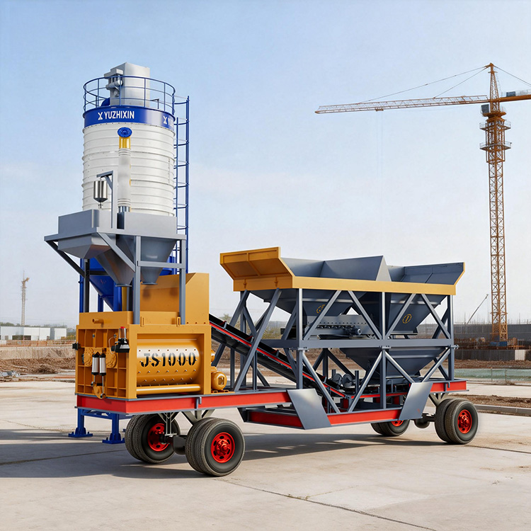 High-Quality Portable Concrete Batch Plant for Efficient Construction
