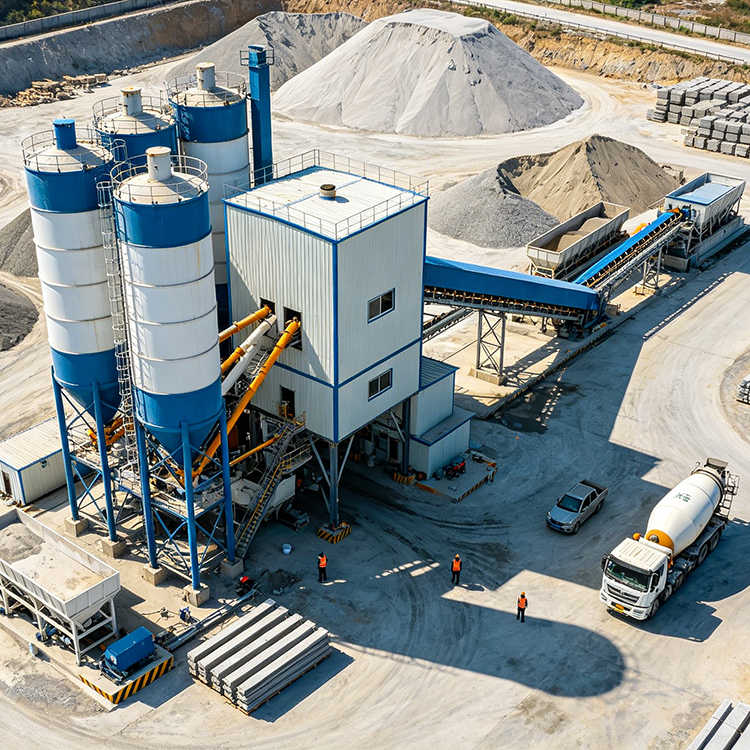 High-Quality Concrete Batching Plant for Precasting