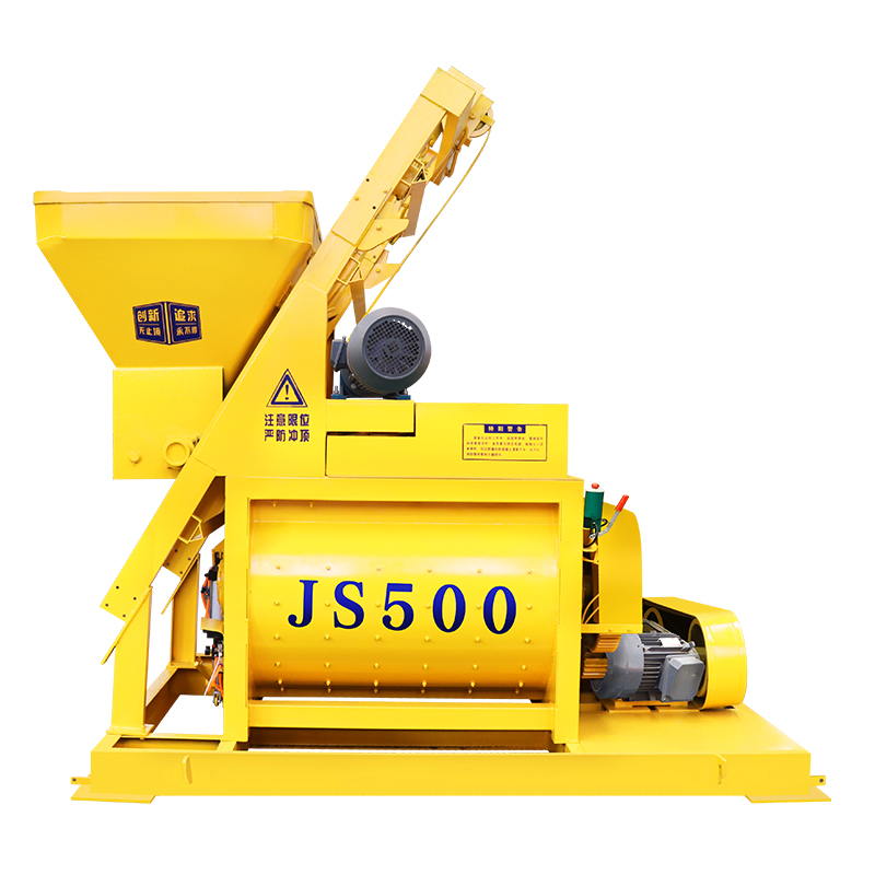 High-Quality Twin Shaft Concrete Mixer for Road Construction