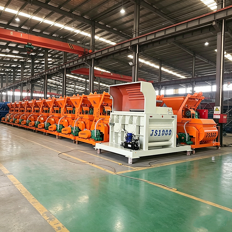 High-Performance Commercial Twin Shaft Concrete Mixer for Your Construction Needs