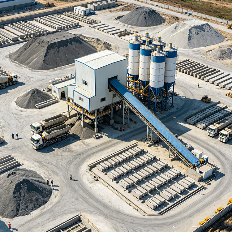 High-Quality Concrete Plant for Precast Elements