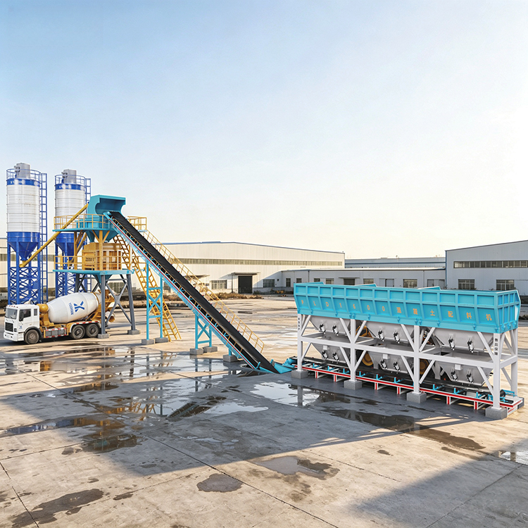 When should builders invest in stationary concrete batching plant?