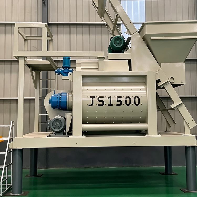 High-Performance Twin Shaft Concrete Mixer for Batching Plants