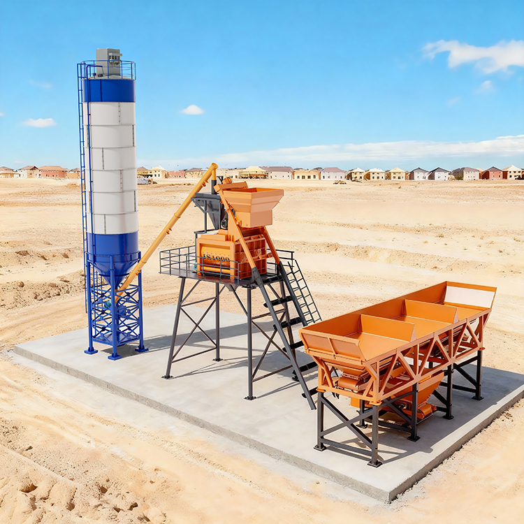 High-Quality HZS50 Batching Plant for Efficient Construction