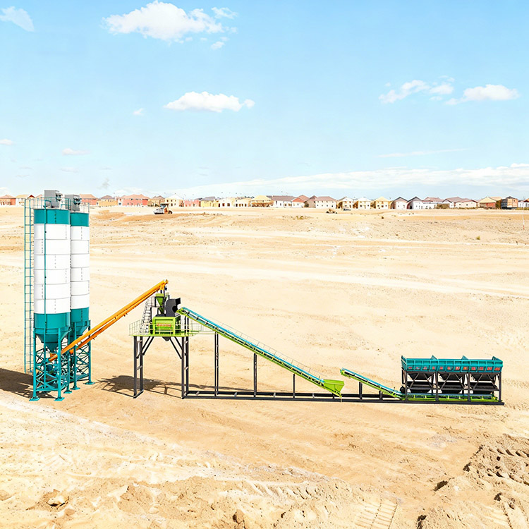 High-Quality Portable Foundation Free Batching Plant for Efficient Construction