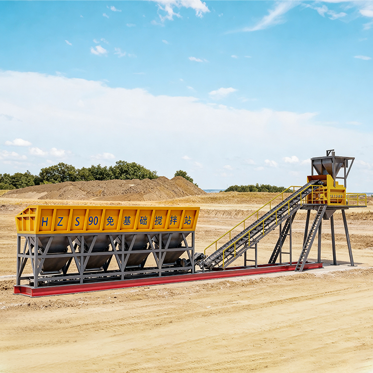 Affordable Foundation Free Concrete Mixing Station Cost