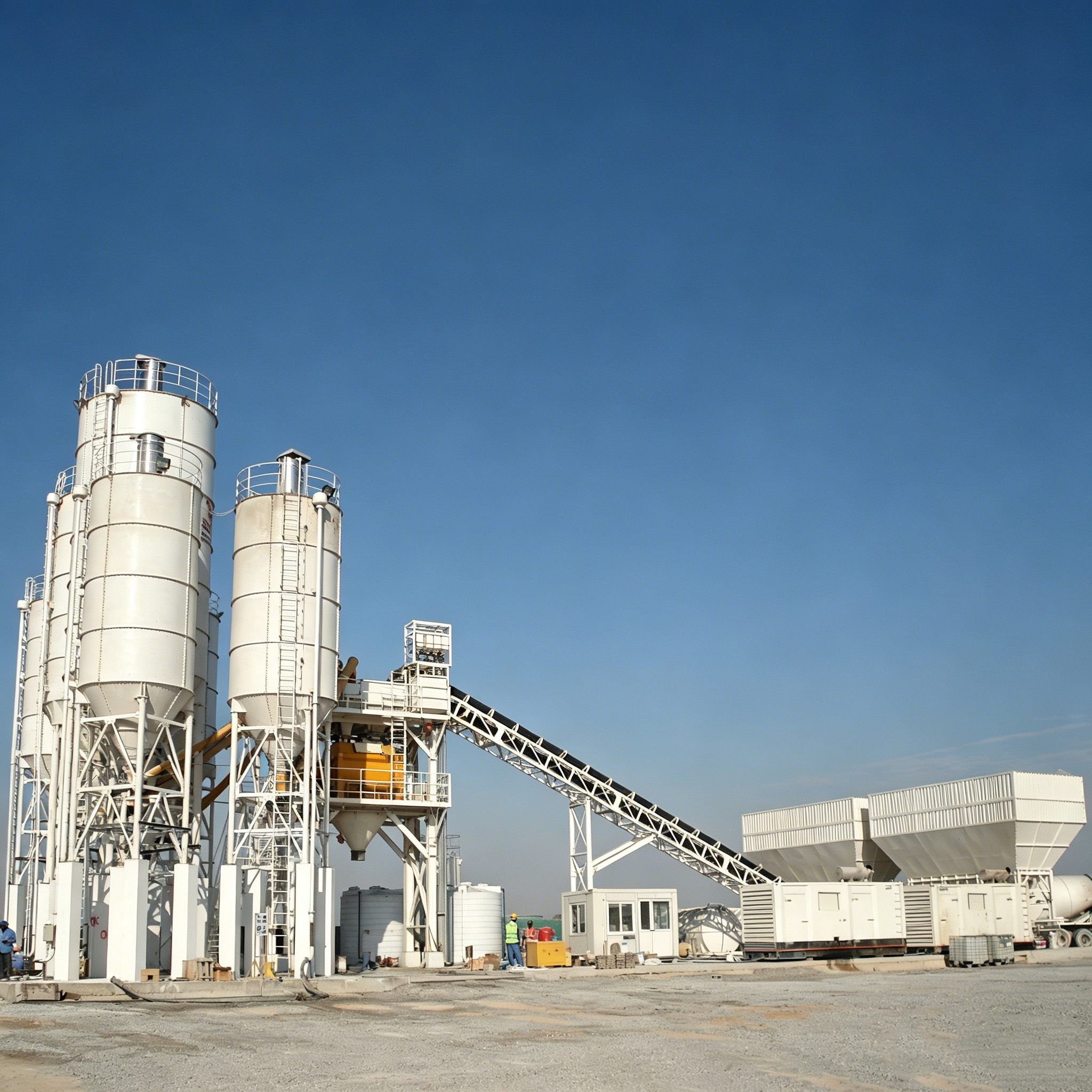 High-Quality Stationary Precast Concrete Batching Plant by YUZHIXIN Machinery