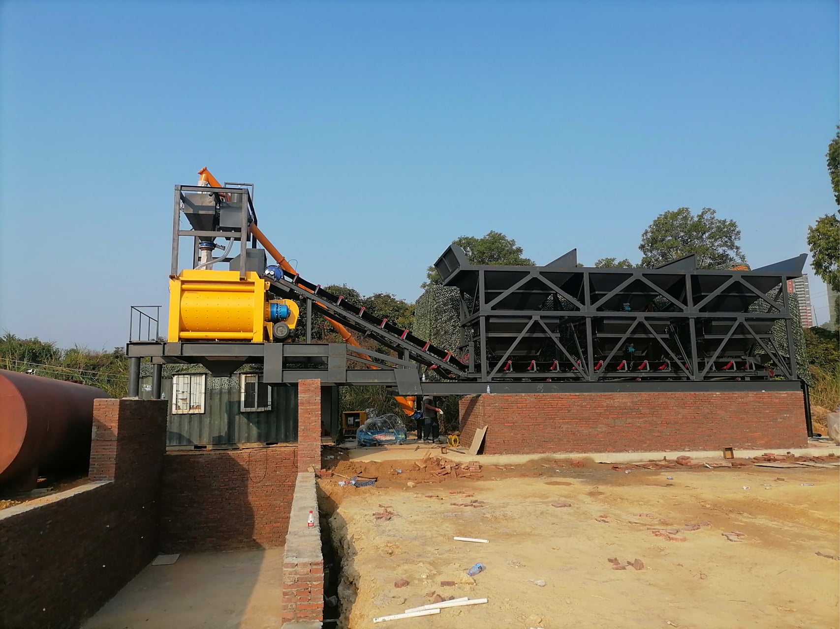 mobile concrete batching plant YHZS60-3A.jpg