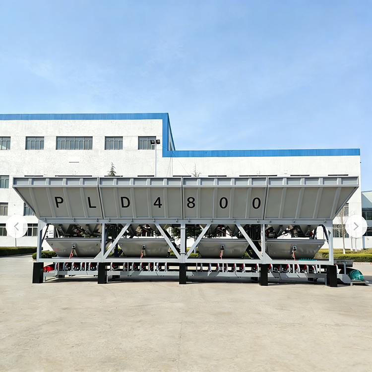 High Precision Weighing Hopper Concrete Batching Machine for Construction