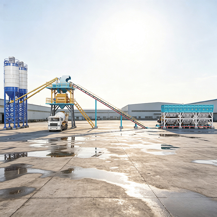 High-Quality HZS60 Concrete Batching Plant for Efficient Construction