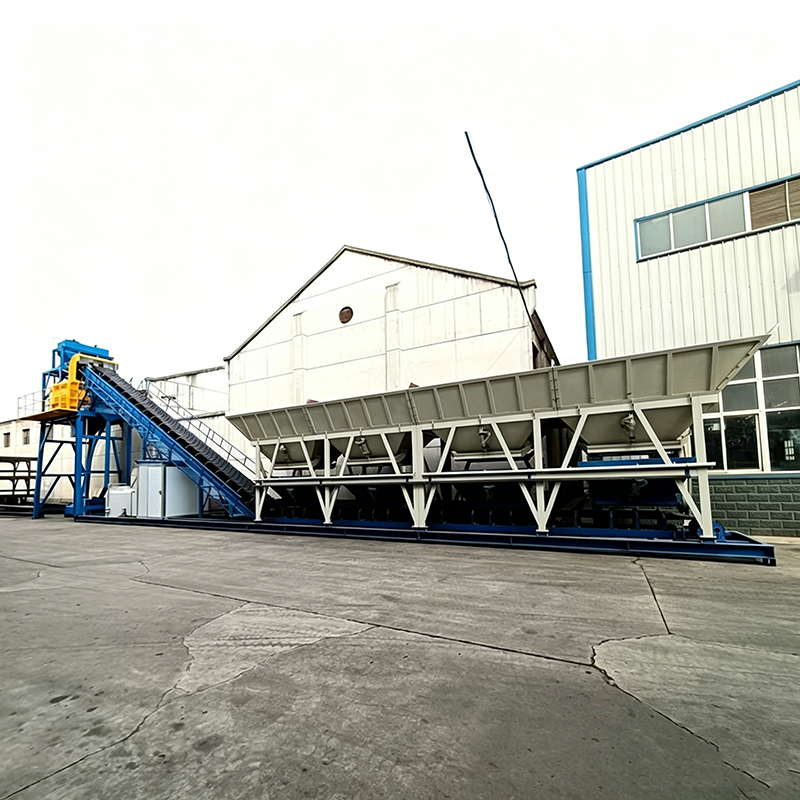 Customizable HZS Series Stationary Concrete Batching Plant for Infrastructure