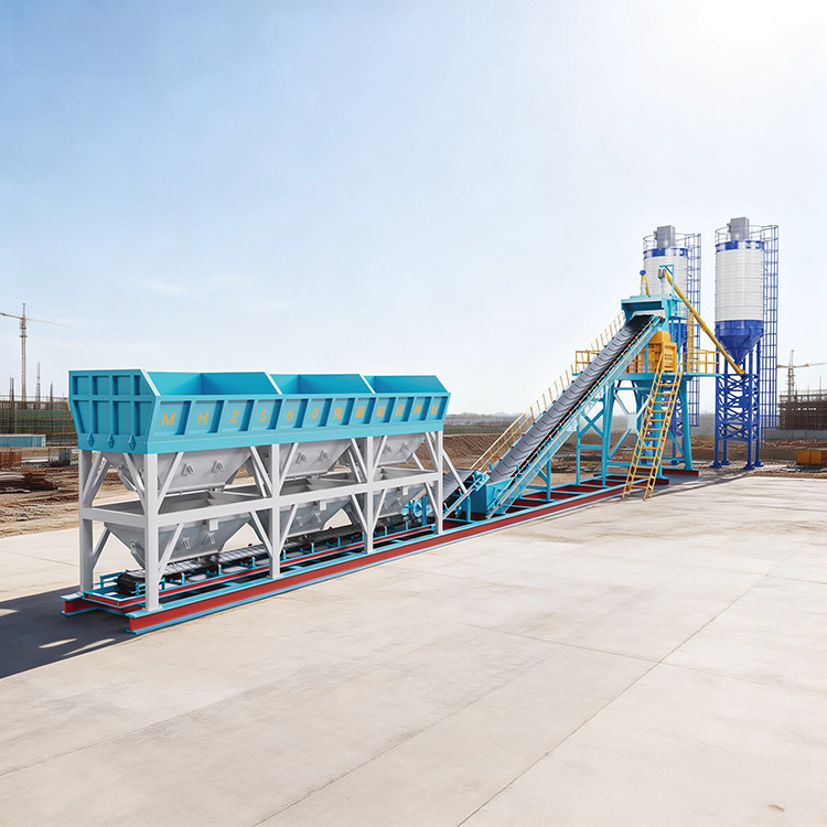 High-Performance 60m3h Foundation Free Concrete Plant