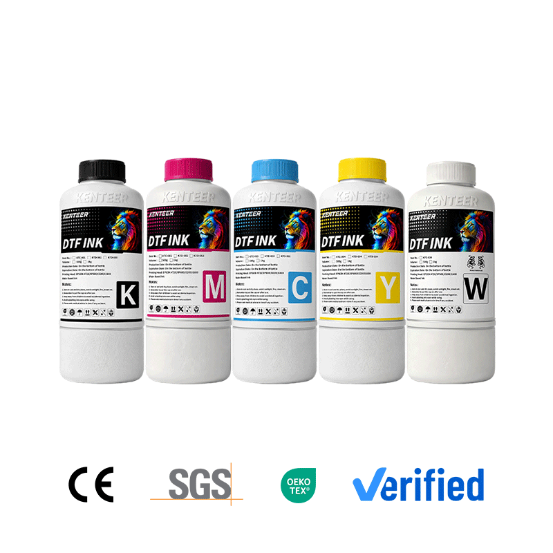 Standard DTF Pigment Ink (CMYK + White)