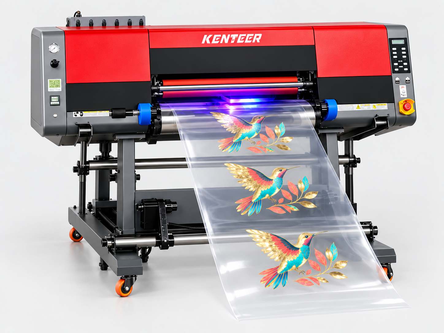 3.The printer-prints the pattern on A film