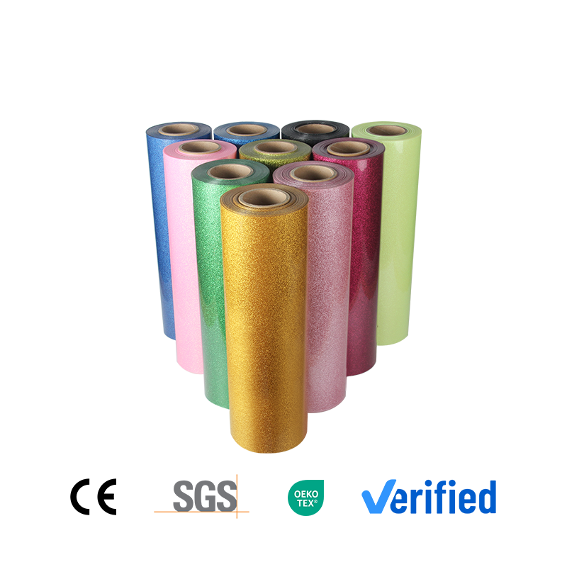 Q2-2 Diamond Glitter Heat Transfer Vinyl (HTV) Rolls