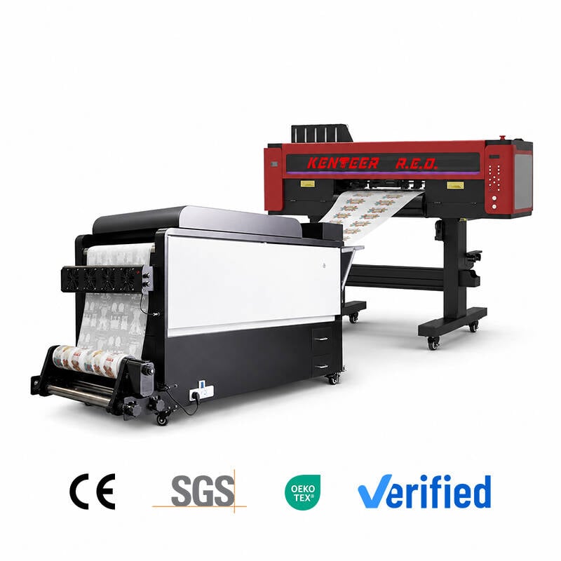 KTM-A89-2 + KTM-B40 60cm 2-Head DTF Printer & Powder Shaker with Built-in Smoke Purifier