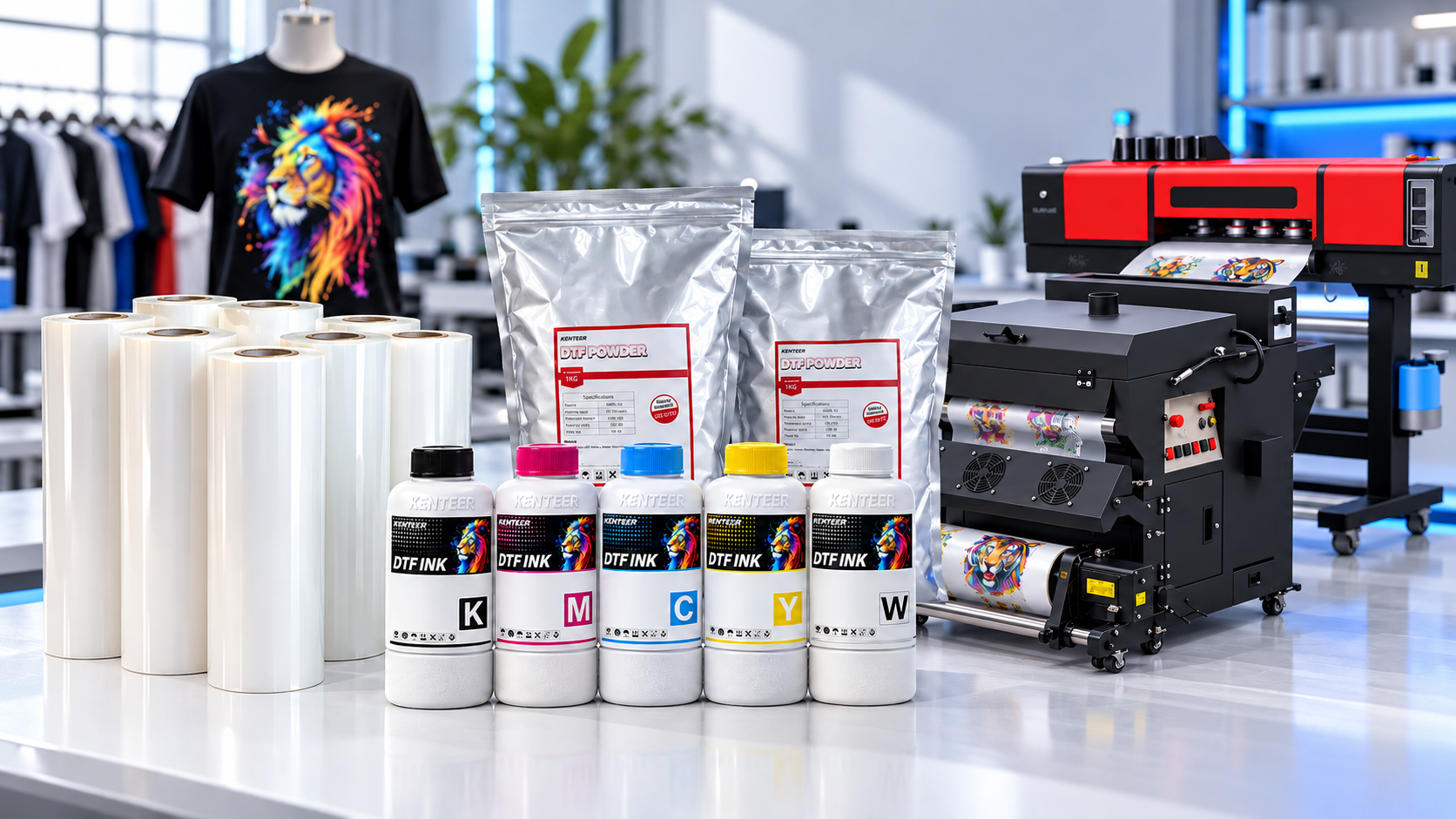 How to Choose DTF Film, Powder, and Ink: A Buyer's Guide