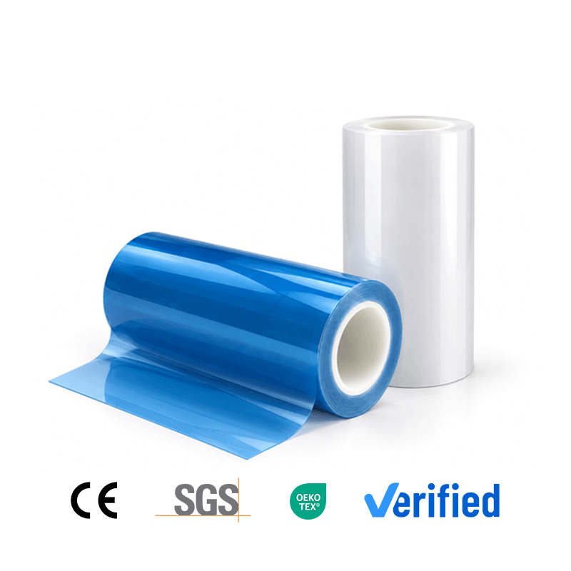 88722-1 High-Adhesion UV Crystal Label A+B Film (PET Base)