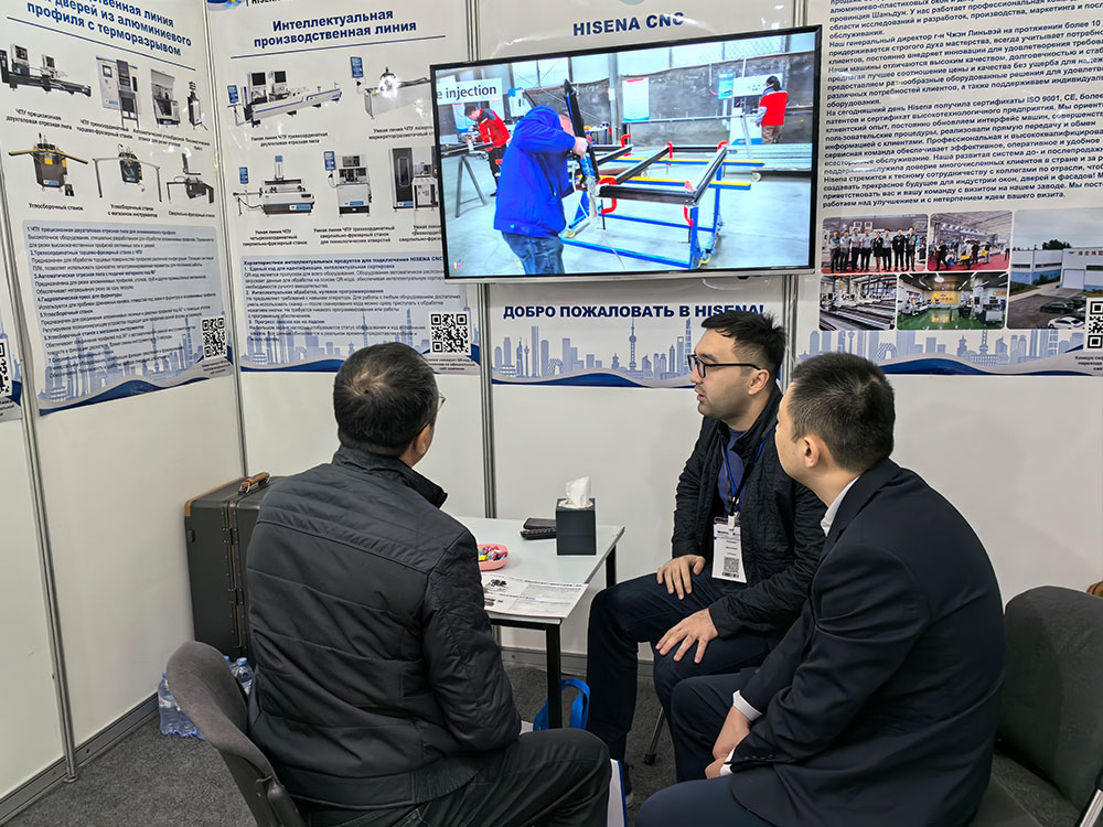 Hisena participated in the International Glass, Door, Window, and Aluminum Exhibition in Uzbekistan