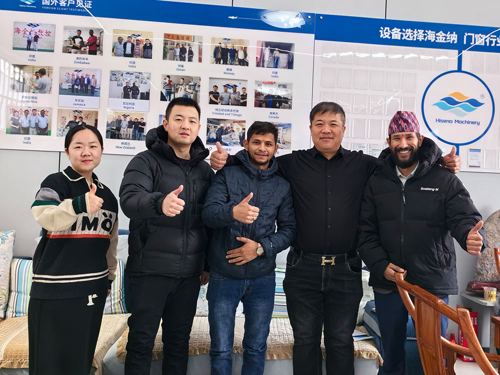 Nepalese Client Returns: Hisena Is the First Choice for Equipment!  