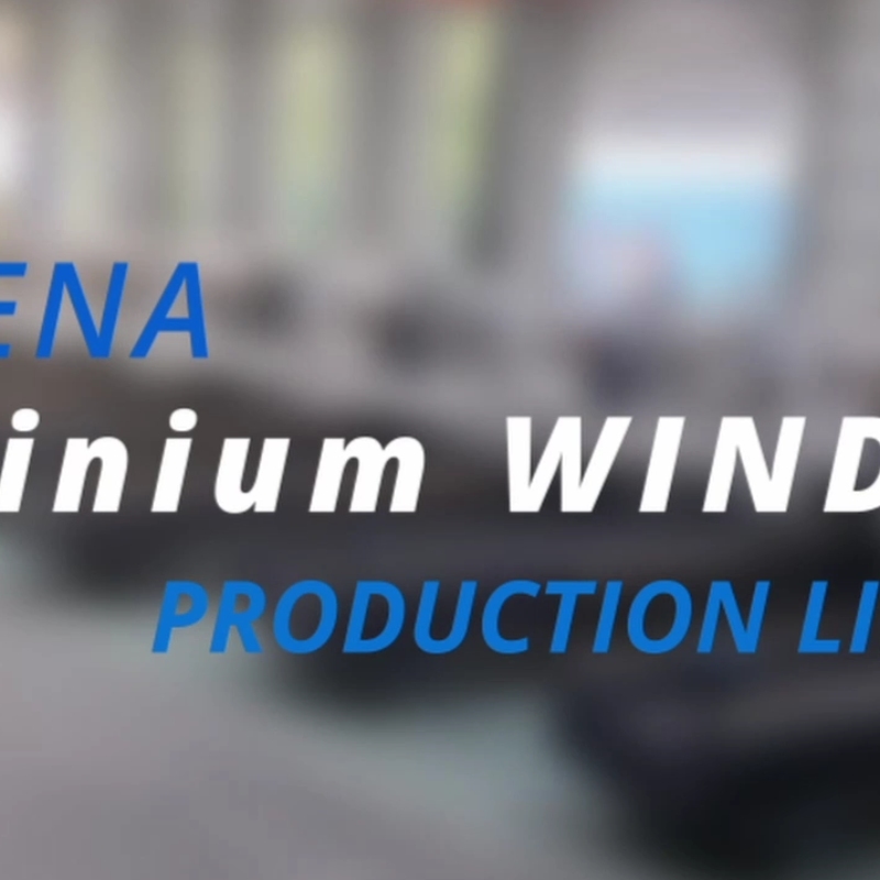 Aluminum window production line