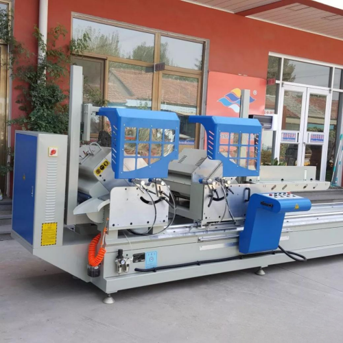 The new products of HISENA CNC machinery are coming one after another: HJN3A-500×4200 digital display inside and outside double-headed precision cutting saw is launched2