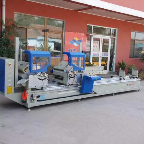The new products of HISENA CNC machinery are coming one after another: HJN3A-500×4200 digital display inside and outside double-headed precision cutting saw is launched1