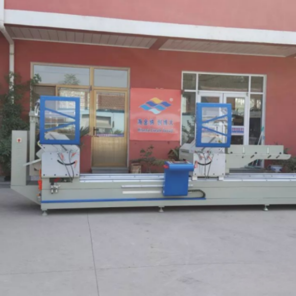 HISENA new products CNC cutting machine is coming: LJB2A-600×5000 aluminum doors and windows CNC ultra-wide double-head precision cutting saw 1