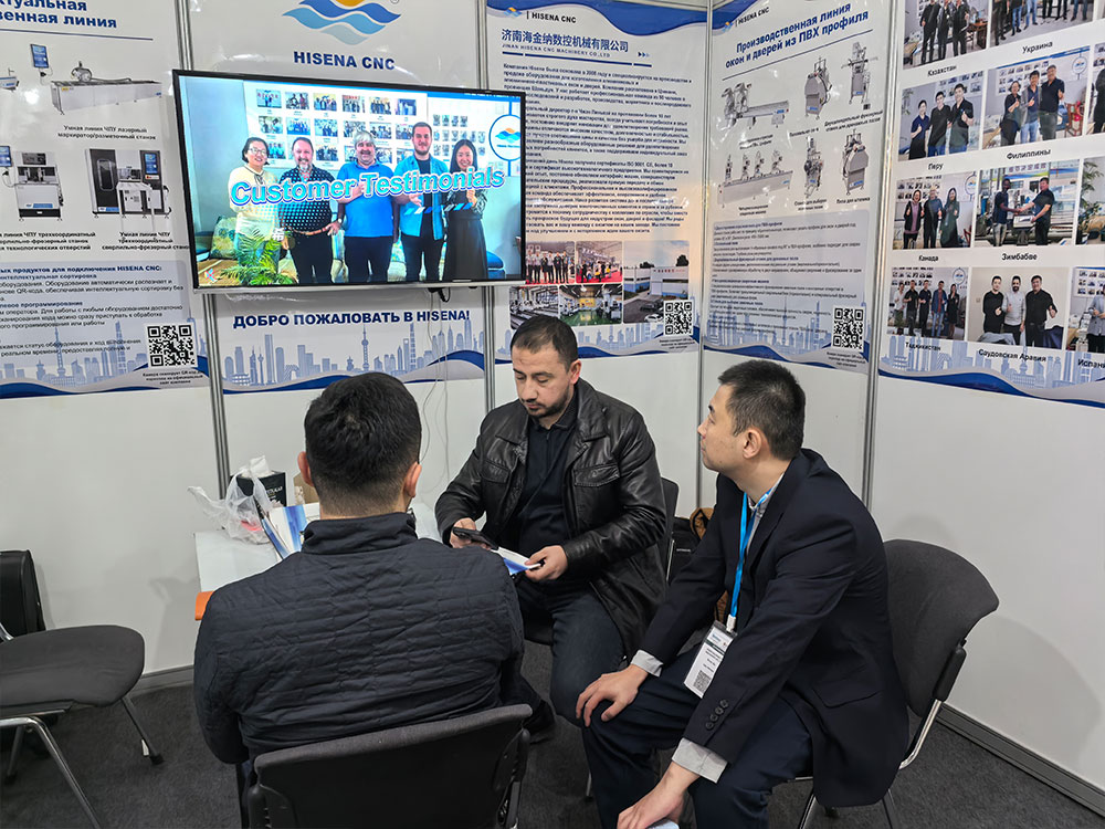 Hisena participated in the International Glass, Door, Window, and Aluminum Exhibition in Uzbekistan